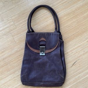 Marc Jacobs purple buckle shoulder/hand bag